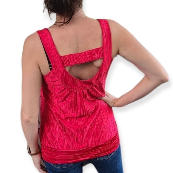 💎2/$20 B WEAR Byer California Sleeveless Red Top - Picture 2 of 5